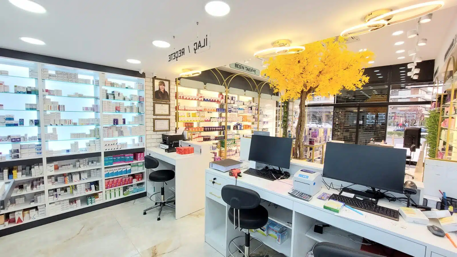 eczane dizayn ve dekorasyonu