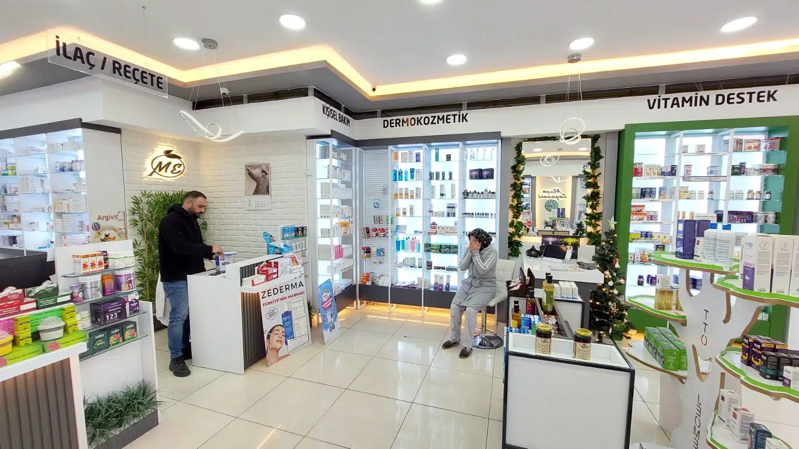 eczane dekorasyonu -eskişehir - maya eczanesi