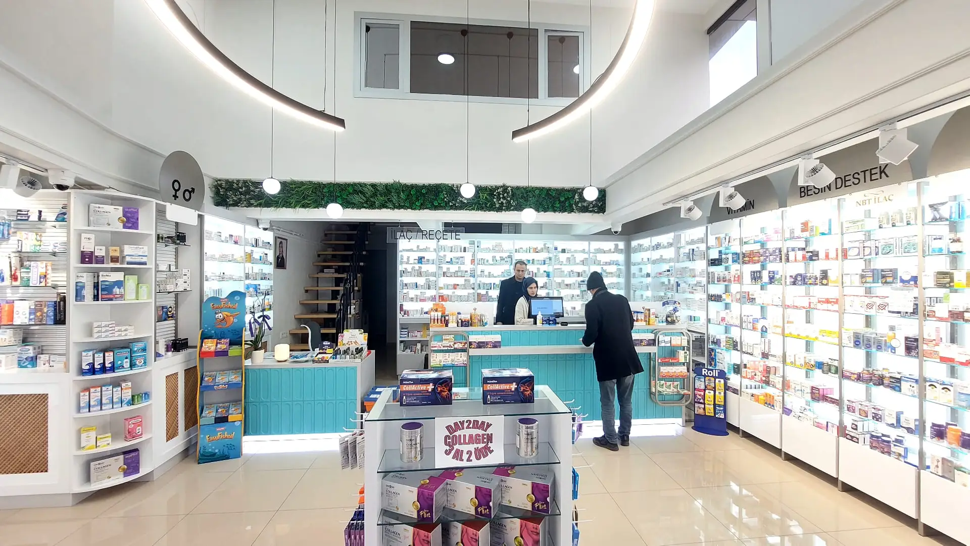 kartal eczane dekorasyonu banko